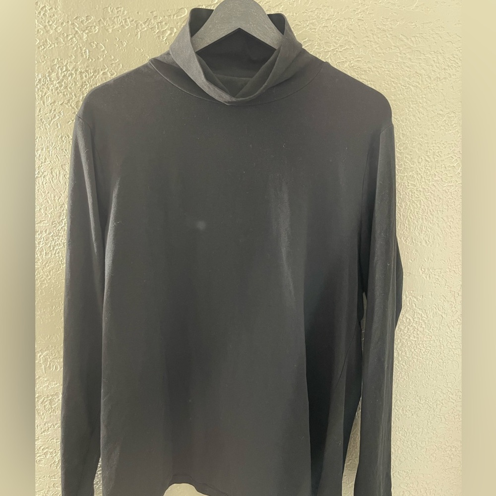 Time and Tru Black Long Sleeve Top
